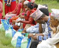 尼泊爾大地震支援活動