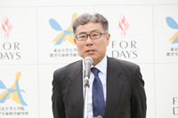 Toast: Masaki Kuwabara, Professor, Head Manager of Animal Resource Science Center